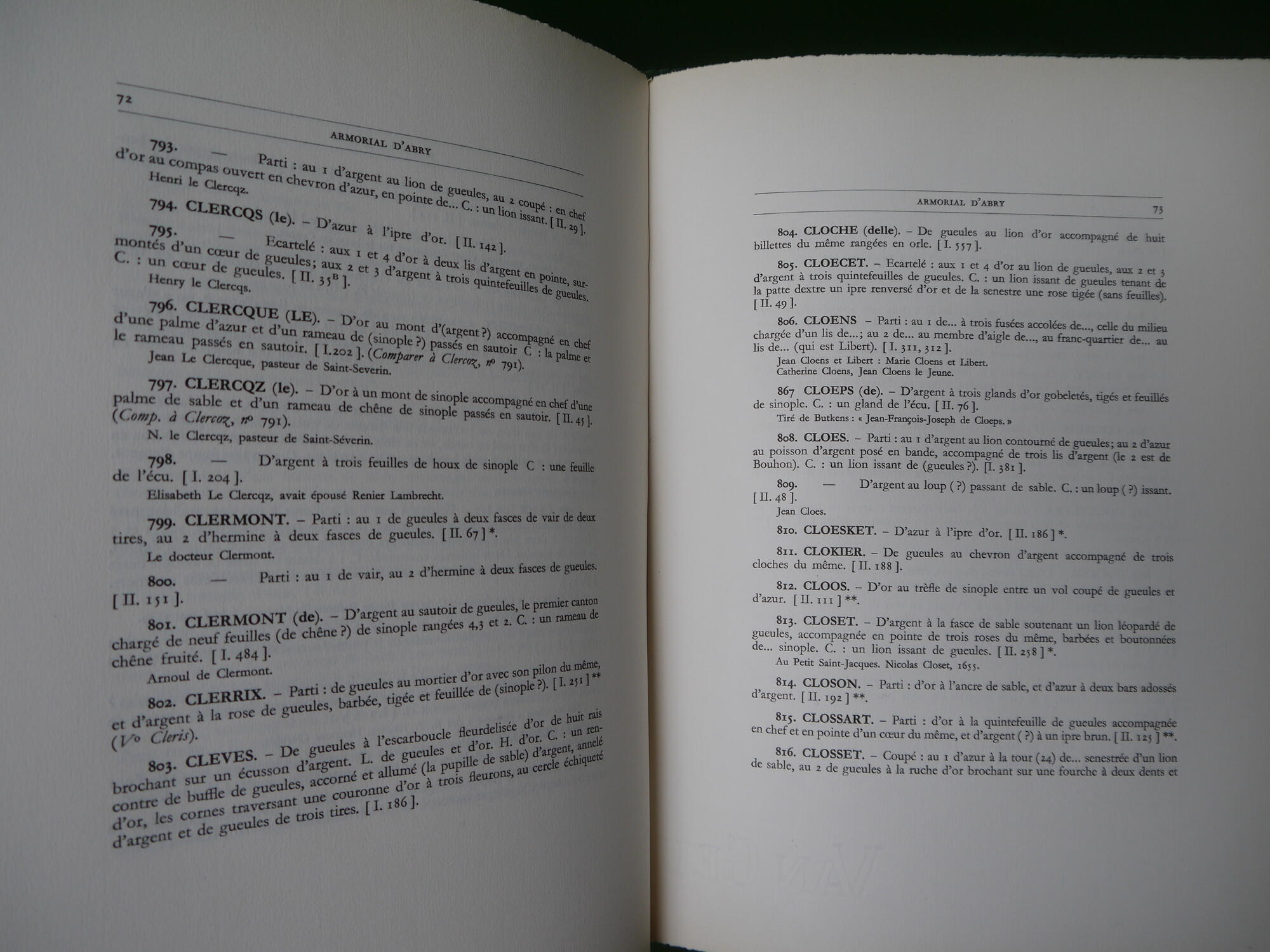 Armorial d'Abry, Guy Poswick, Société des bibliophiles liégeois, 1956 – Image 4