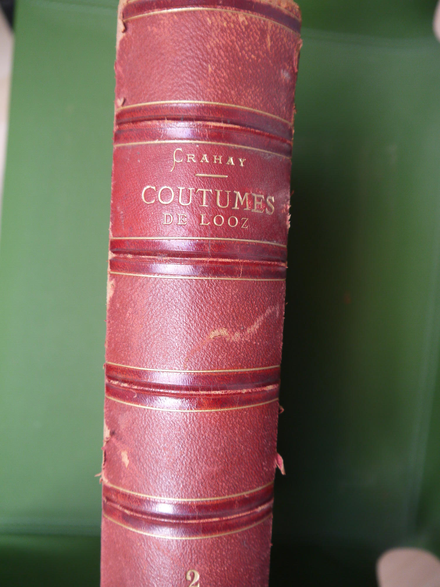 Coutumes du comté de Looz, de la seigneurie de Sain-Trond et du comté impérial de Reckheim (tome 2), Louis Crahay, Fr. Gobbaerts, 1872 – Image 2